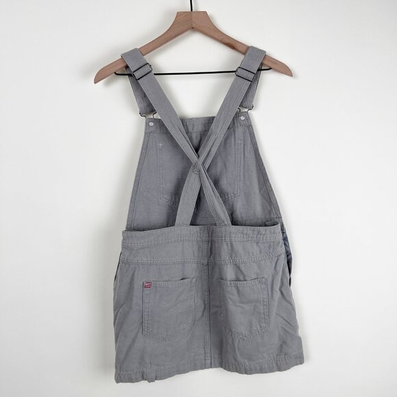 Urban Outfitters BDG Pinne Canvas Skirtall Overall Mini Dress Canvas Sun Summer - Picture 9 of 10